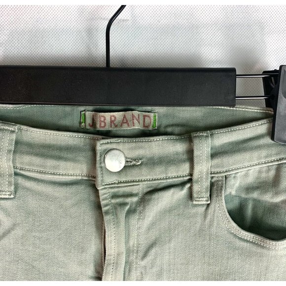 🔥 J Brand Skinny Stretch olive green Woman’s Size 29 Olive Green - Picture 4 of 4